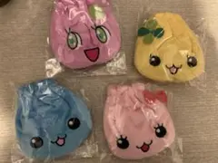 しずくちゃん 巾着ポーチ　4種セット
