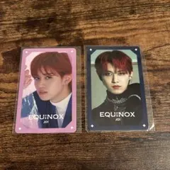 JO1 白岩瑠姫 EQUINOX トレカ2枚セット