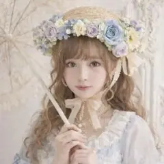 お*い様 イノセントワールド お花のヘッドドレス イノセントワールド フルールヘッドドレス - メルカリ