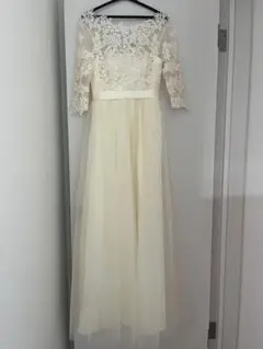 レース長袖ウェディングドレスSサイズ+ヴェールセット