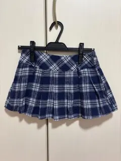 チェック柄プリーツスカート