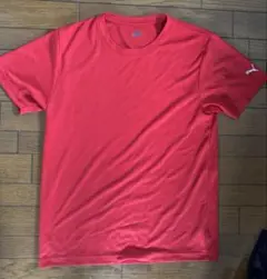 プーマ PUMA Tシャツ 赤 ポリエステル100%
