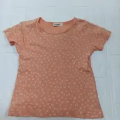 TINKERBELL キッズ Tシャツ 110cm オレンジ 花柄
