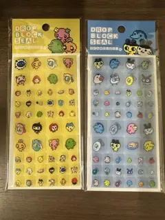 たまごっちDROP BLOCK SEAL シール2枚セット