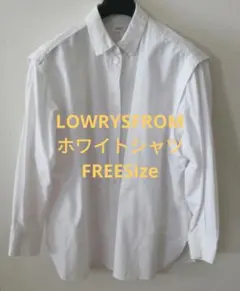 LOWRYS FARM ホワイト 長袖シャツ