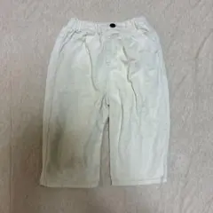 テータテート　90cm コーデュロイパンツ　ワイドパンツ　白　男の子　女の子