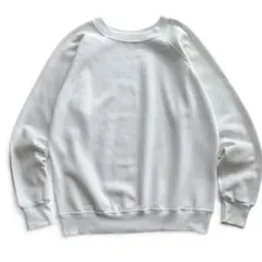 90's USA製 Hanes ラグラン スウェット L ホワイト 無地