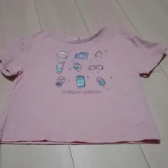 メゾピアノ　ファンシーポップ刺繍　半袖Tシャツ　120サイズ