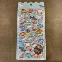 【本日限定】水族館 海水魚 ボンボンドロップシール