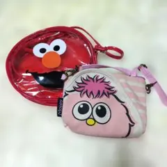 USJ ユニバ ポーチ ポシェット セサミストリート エルモ モッピー