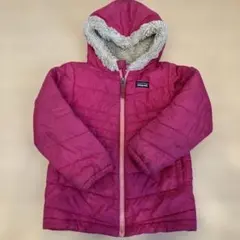 Patagonia フード付きコート ピンク4T