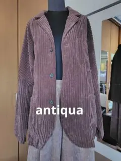 アンティカ コーデュロイジャケット 茶色