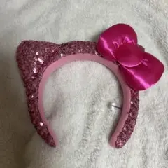 ユニバ　キティ　カチューシャ　スパンコール