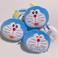 ラウンドワン / ドラえもん フェイスマスコット 3点セット