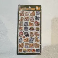 ボンボンドロップシール　柴犬　犬