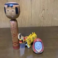 伝統こけし 創作こけし 3体セット 木工芸品 - メルカリ