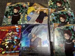 トレーディングカード まとめ売り 鬼滅の刃 ハイキュー!! 他　4セット