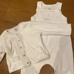 PETIT BATEAU ベビー服セット 12m/74cm ベロア　カーディガン