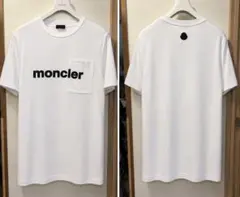 【QR確認済】MONCLER ポケット付 ロゴプリント Tシャツ モンクレールのサムネイル