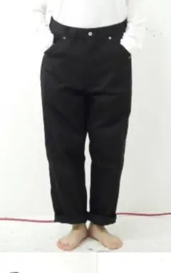M*a様 TUKI 0082 BLACK 1 ワークパンツ　原田服飾研究所のサムネイル