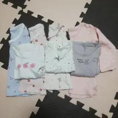 女の子　長袖肌着　7点セット　まとめ売り