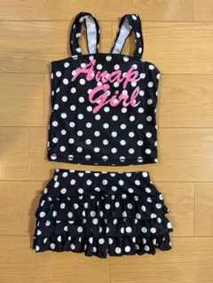 Anap Girl セパレート水着 黒水玉