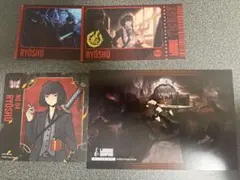 リンバス展 チケット風カード 良秀 箔押し - メルカリ