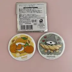 映画おでかけ子ザメ　とかいのおともだち　ご当地缶バッジ(愛媛、島根)