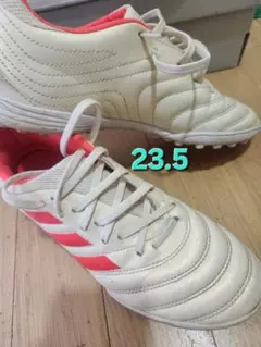 adidas サッカートレーニングシューズ トレシュー　23.5 ホワイト