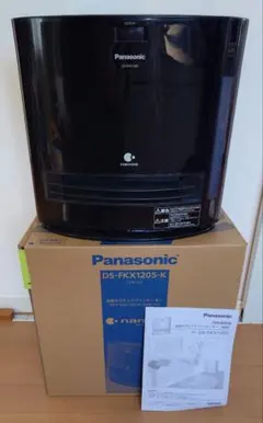 パナソニック 加湿機能付きセラミックファンヒーター DS-FKX1205 黒