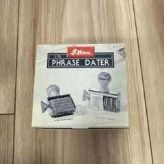 Shiny＿PHRASE DATER 回転式日付印