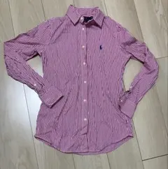 Polo Ralph Lauren ストライプ長袖シャツ 4サイズ　レディース