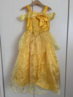 イエローオフショルダードレス