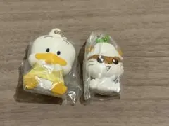 アヒル ハムスター マスコット 2個セット