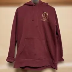 信州大学　ハンドボールチーム フード付きスウェット バーガンディ　パーカー