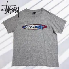美品 90s OLD STUSSY 紺タグ USA製 シングル Tシャツ Lのサムネイル