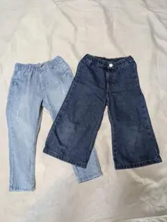 キッズ ワイドパンツ 2点セット