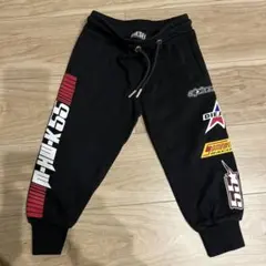 DIESEL ブラック ロゴパンツ