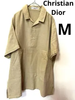 Christian Dior 半袖ポロシャツ M ベージュ綿100%のサムネイル