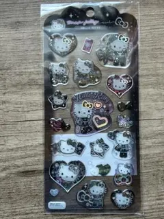 〔匿名配送〕ハローキティ♡ドロップジェリーシール　ギャルキティ　ヒョウ柄