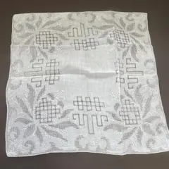 新品スワトウ　高級　手刺繍　ハンカチ　ヴィンテージ　アンティーク