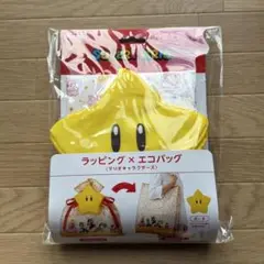 新品 スーパーマリオ ラッピング エコバッグ スター ポーチ
