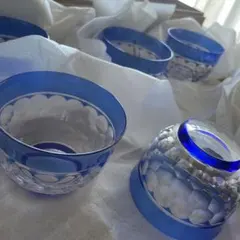 かき氷カップ 6個セット ガラス製 昭和レトロ - メルカリ