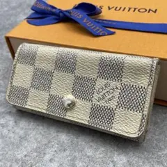 LOUIS VUITTON ルイヴィトン キーケース 4連 ダミエアズール 白 - メルカリ