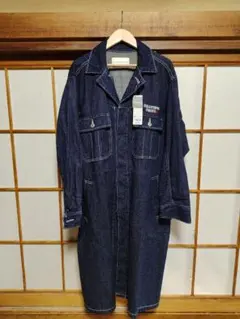 GU beautiful people デニムショップコート M インディゴ