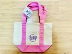 トレーダージョーズ ミニトートバッグ ピンク