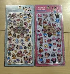 ミッキー＆ミニーマウスベビー　プチドロップステッカー　ミニー