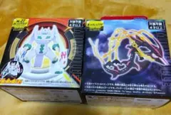 モンコレ　白いジガルデと黒いメガレックウザのフィギュアセット