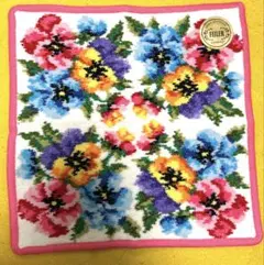 新品！フェイラー＊ハンカチ ピンクフラワー