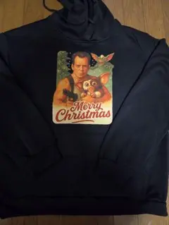 ダイ・ハード＋グレムリン　パーカー あったかい　海外　レトロ映画　Movies